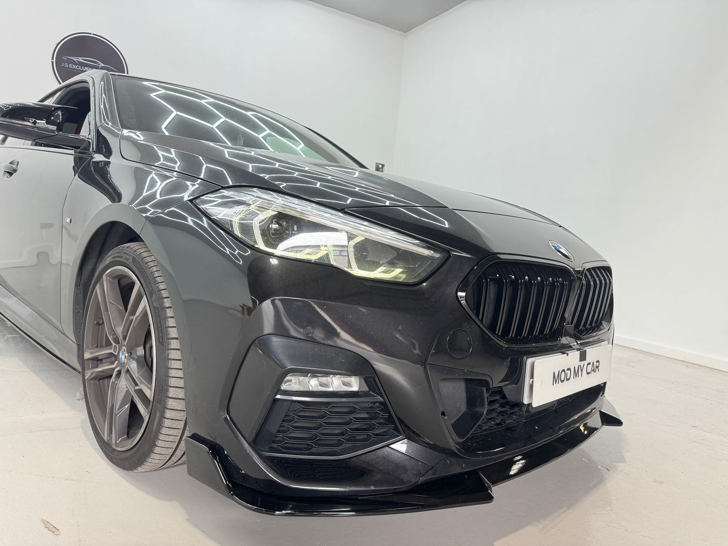 BMW 2 SERIES F44 GRAN COUPE FULL BODYKIT DIFFUSER TAILPIPES GLOSS BLACK 2019+