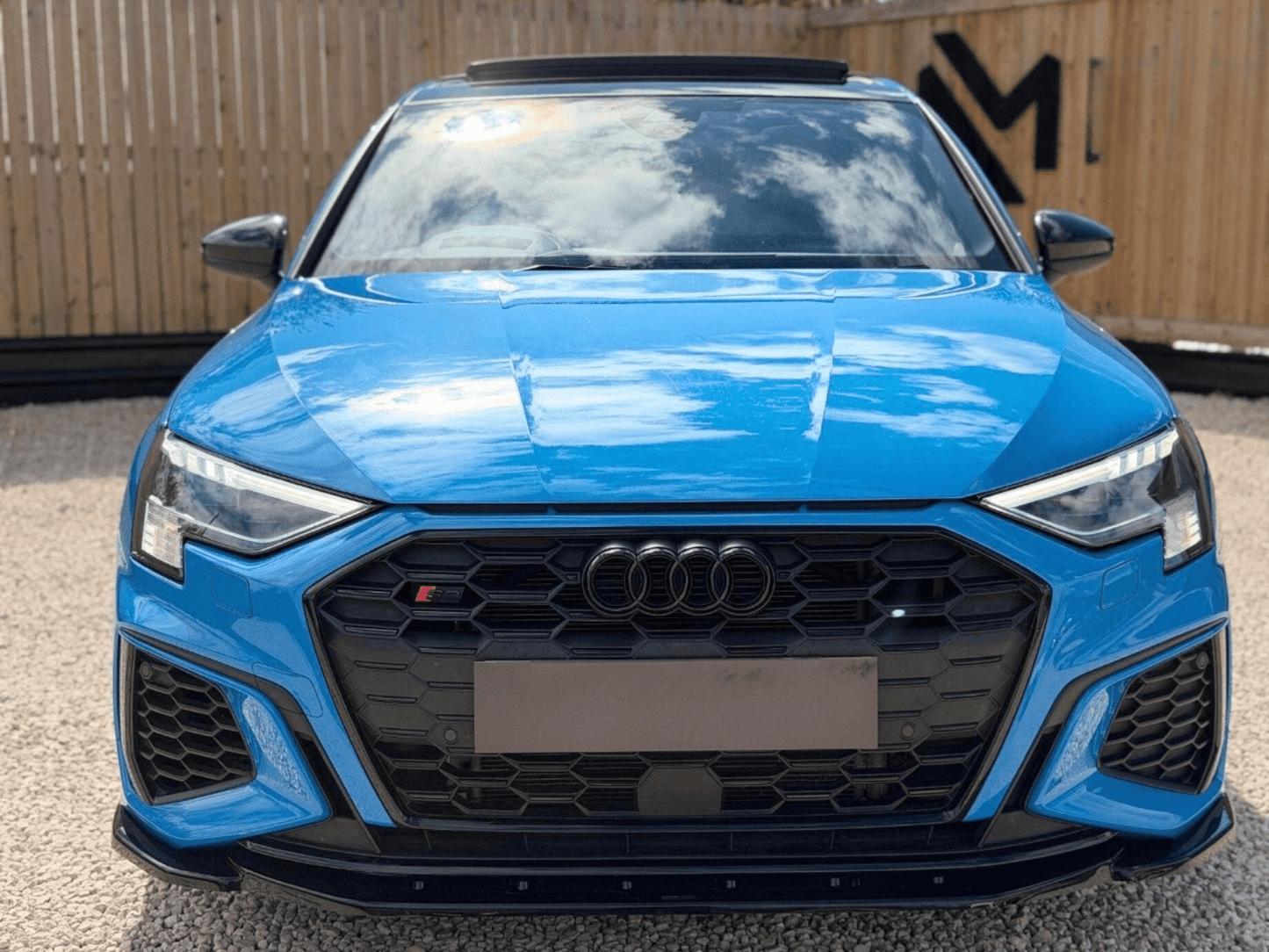 AUDI A3 8Y S - LINE FULL KIT S3 DIFFUSER SPLITTER SPOILER 2020 - 24 GLOSS BLACK - Mod My Car UK