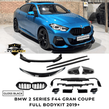 BMW 2 SERIES F44 GRAN COUPE FULL BODYKIT DIFFUSER W/ TAILPIPES GLOSS BLACK 2019+ - Mod My Car UK