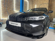 BMW 3 SERIES FRONT SPLITTER LIP G20 G21 LCI 3D STYLE GLOSS BLACK 2022+ - Mod My Car UK