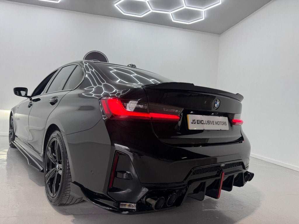 BMW 3 SERIES G20 G21 FULL BODYKIT LCI 2022+ DIFFUSER WITH LIGHT GLOSS BLACK - Mod My Car UK