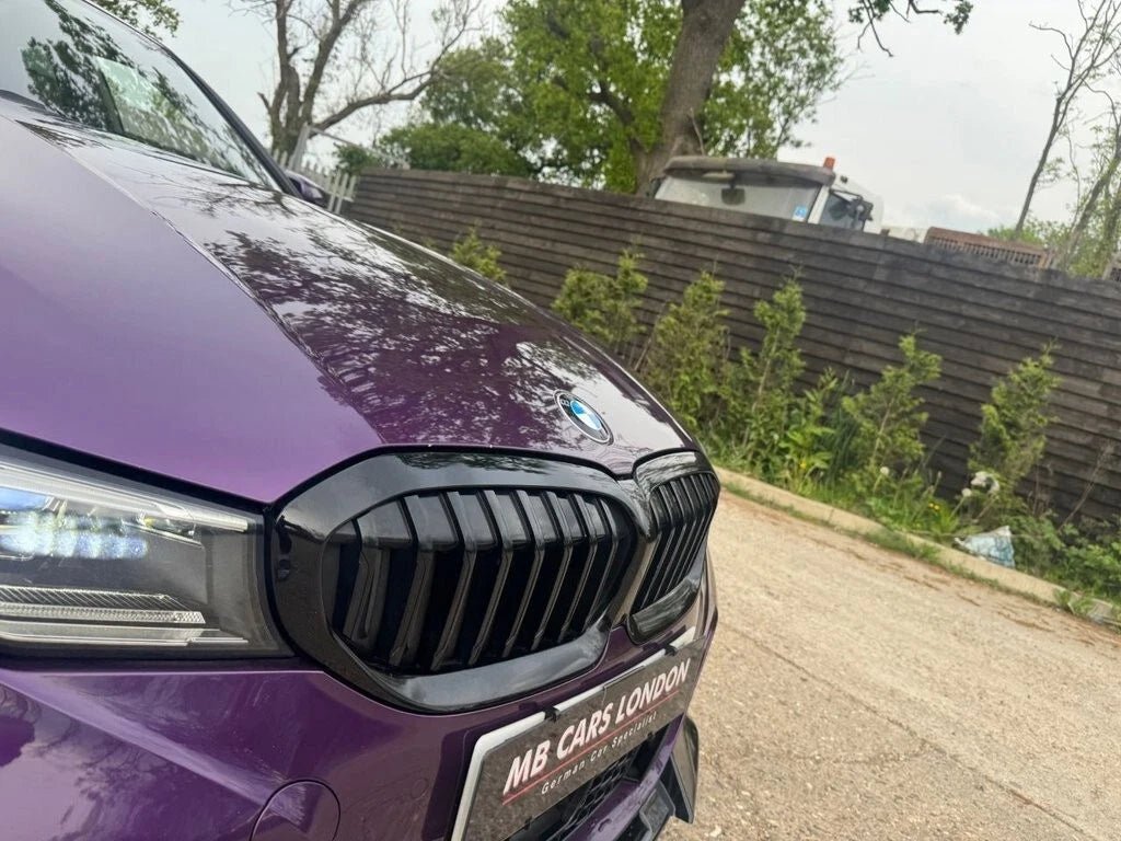 BMW 3 SERIES G20 G21 KIDNEY GRILLE DUAL SLAT M LOOK GLOSS BLACK 2019-2022 - Mod My Car UK