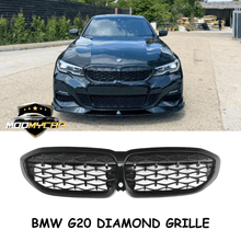 BMW 3 SERIES KIDNEY GRILL G20 BLACK DIAMOND STYLE SPORT 2019+ MODELS - Mod My Car UK