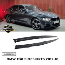 BMW 3 Series Side Skirts F30 F31 M - Performance M Sport Gloss Black 2012 - 18 - Mod My Car UK