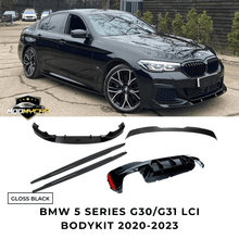 BMW 5 SERIES LCI G30 G31 M PERFORMANCE BODYKIT 2020 - 2023 GLOSS BLACK - Mod My Car UK