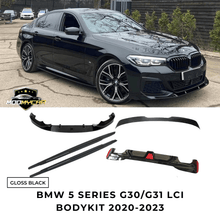 BMW 5 SERIES LCI G30 G31 M PERFORMANCE BODYKIT F1 STYLE 2020 - 2023 GLOSS BLACK - Mod My Car UK