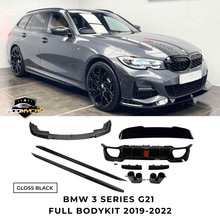 BMW G21 M BODYKIT QUAD DIFFUSER FRONT SPLITTER SPOILER W/F1 LIGHT 2019 - 22 - Mod My Car UK