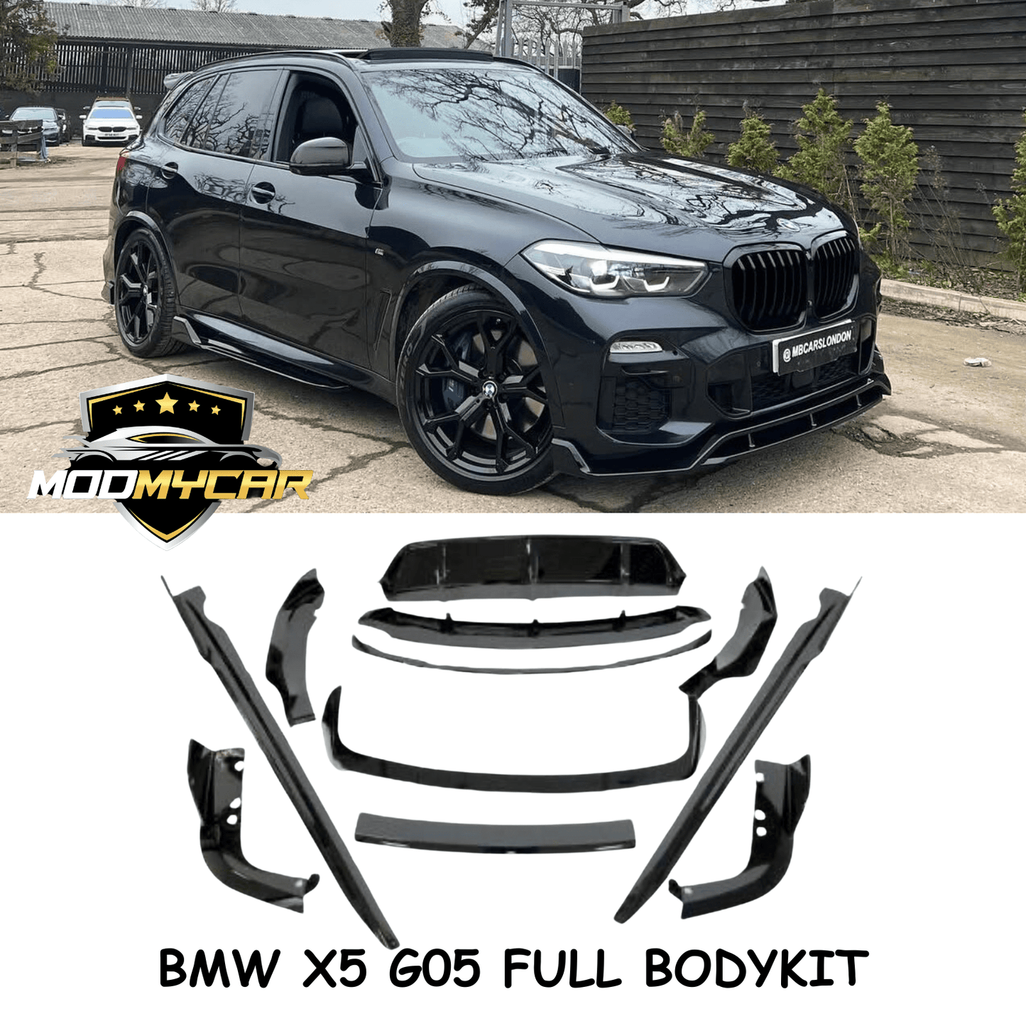 BMW X5 G05 M BODYKIT AERO X5 KIT SPOILER REAR DIFFUSER SPLITTER SIDESKIRT 2018+ - Mod My Car UK