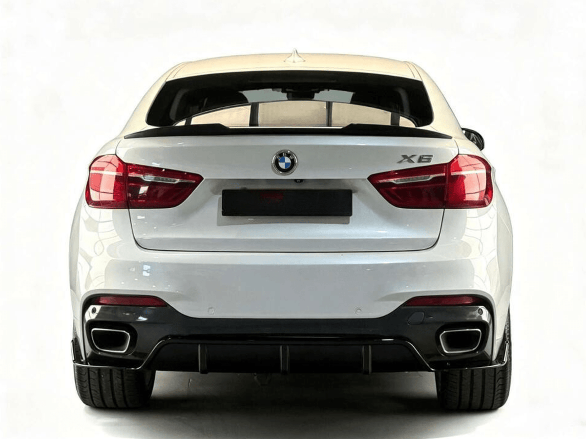 BMW X6 F16 GLOSS BLACK BODYKIT SPLITTER SKIRTS DIFFUSER SPOILER GRILL 2014-2019 - Mod My Car UK