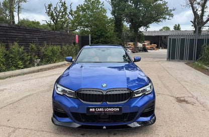 FOR BMW 3 SERIES G20 G21 M PERFORMANCE FRONT SPLITTER LIP SPOILER GLOSS BLACK UK - Mod My Car UK