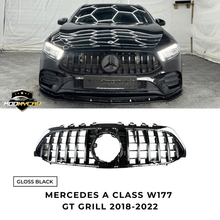 MERCEDES A CLASS W177 GT GRILL GLOSS BLACK 2018 - 22 - Mod My Car UK