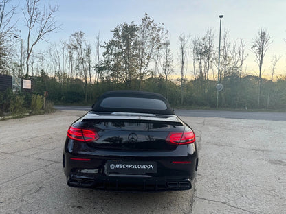 MERCEDES C CLASS BOOT SPOILER W205 C205 COUPE BODY KIT AMG STYLE GLOSS BLACK - Mod My Car UK