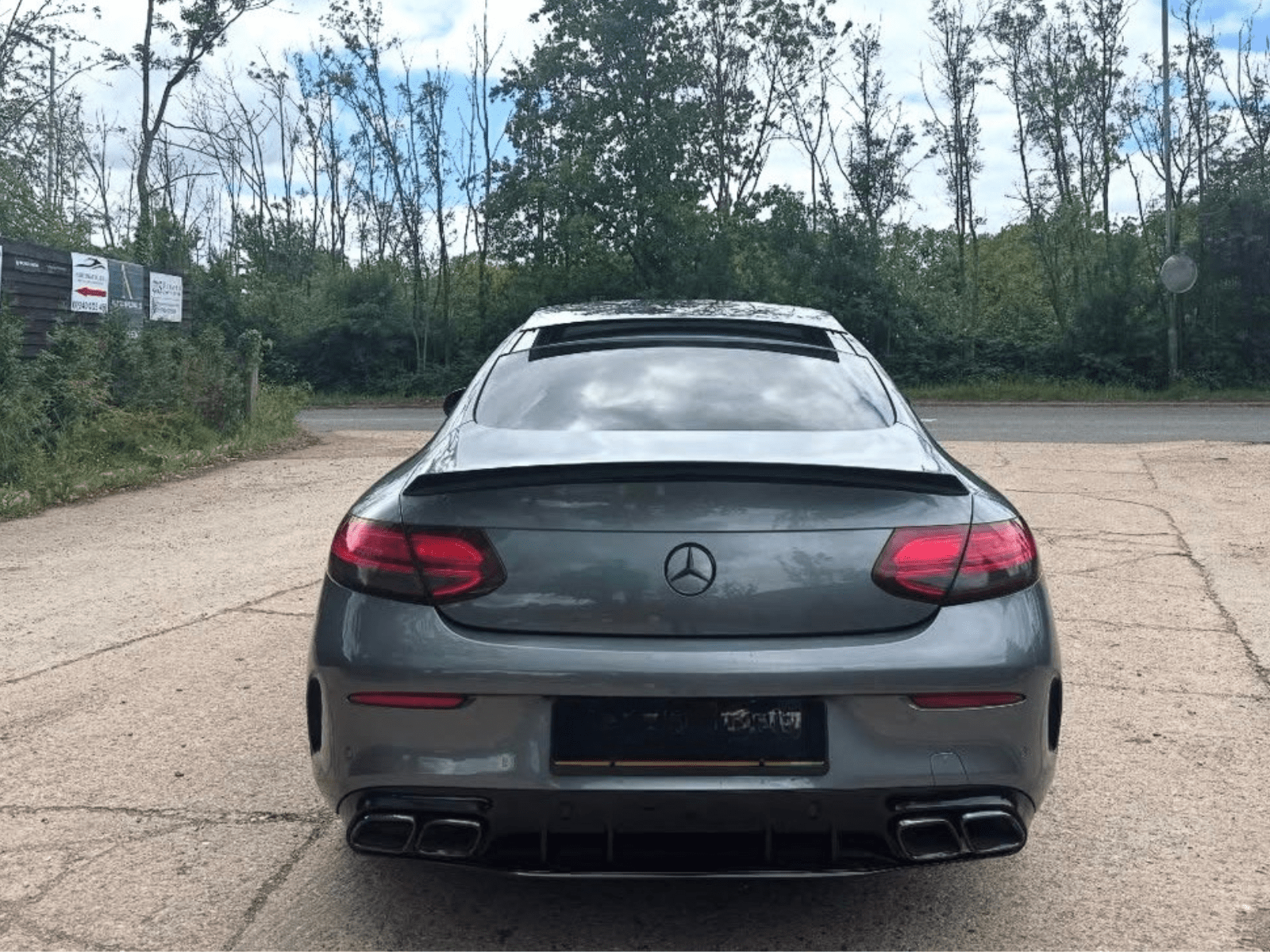 MERCEDES C CLASS COUPE REAR DIFFUSER C205 W205 CONVERTIBLE AMG C63 2015+ - Mod My Car UK