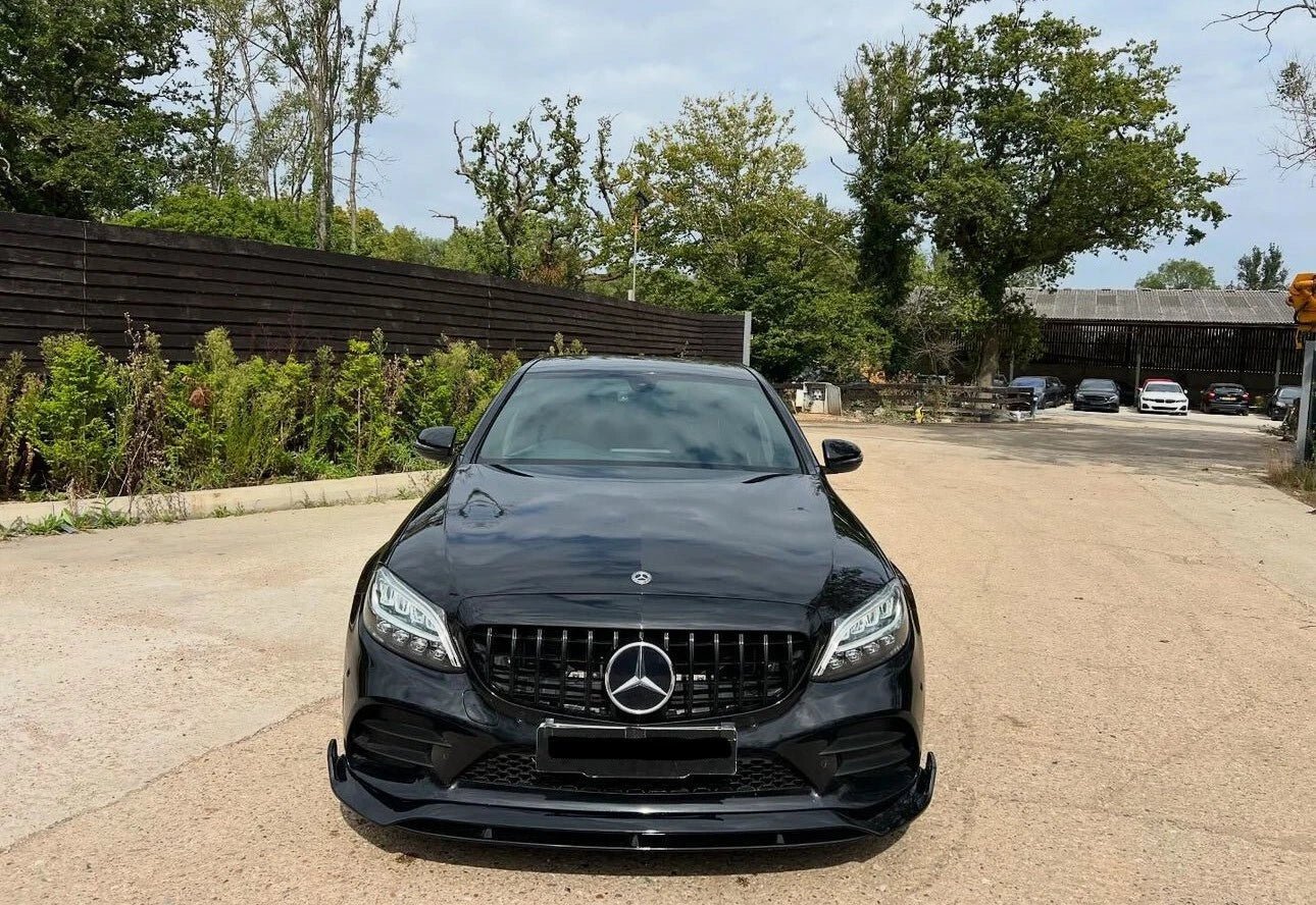 MERCEDES C CLASS FRONT SPLITTER W205 C205 S205 LCI 2019+ UK - Mod My Car UK