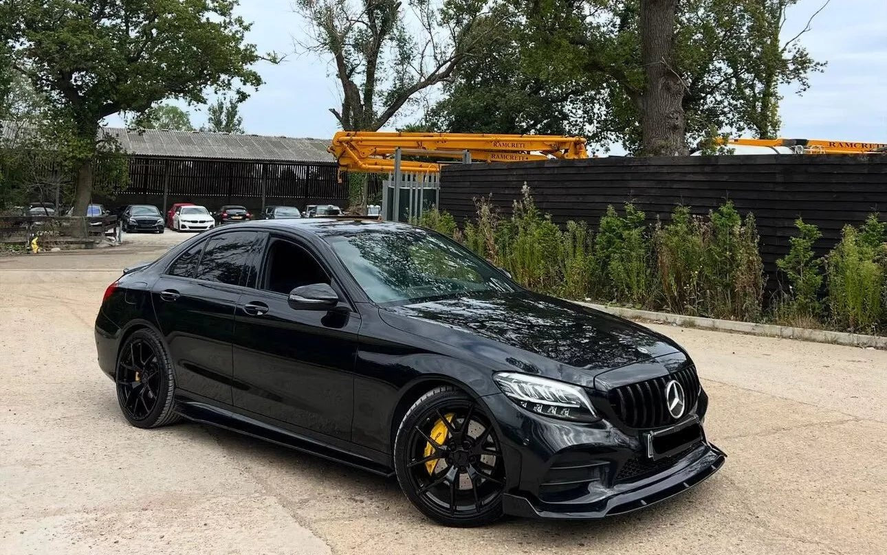 MERCEDES C CLASS FRONT SPLITTER W205 C205 S205 LCI 2019+ UK - Mod My Car UK