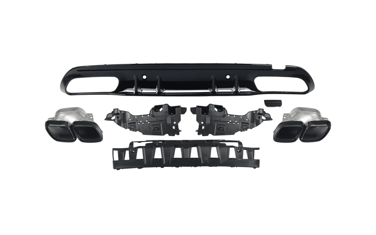 MERCEDES C CLASS REAR DIFFUSER W205 C63 AMG 2014 - 2021 DIFFUSER W205 SALOON UK - Mod My Car UK