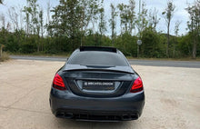 MERCEDES C CLASS W205 BOOT SPOILER 2014+ GLOSS BLACK - Mod My Car UK