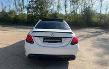MERCEDES C CLASS W205 BOOT SPOILER AMG STYLE 2014 - 2022 GLOSS BLACK - Mod My Car UK