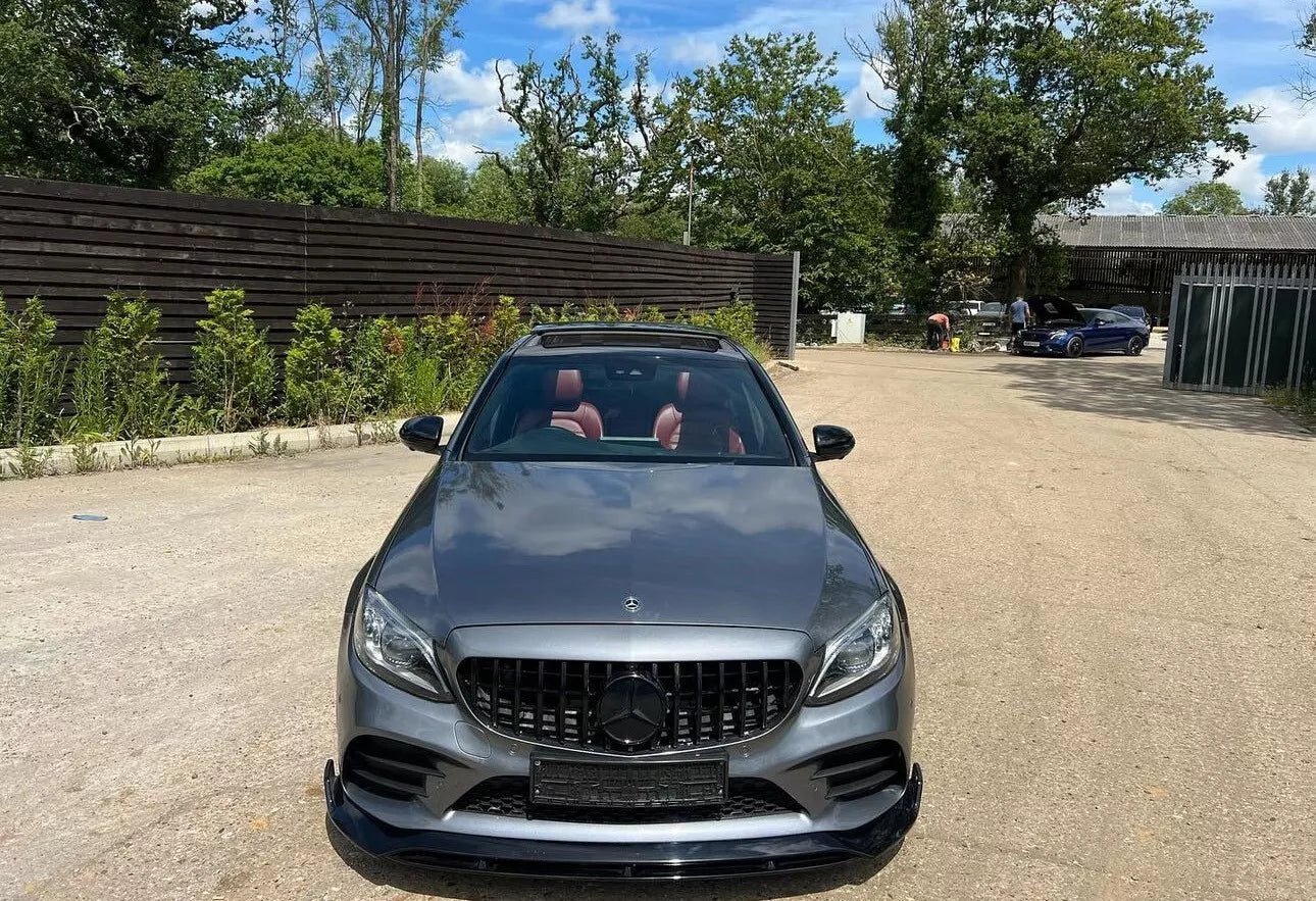 MERCEDES C CLASS W205 GRILLE GT STYLE GLOSS BLACK 2019+ - Mod My Car UK