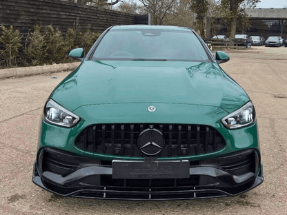 MERCEDES C CLASS W206 FRONT LIP 2022+ BRABUS STYLE GLOSS BLACK - Mod My Car UK