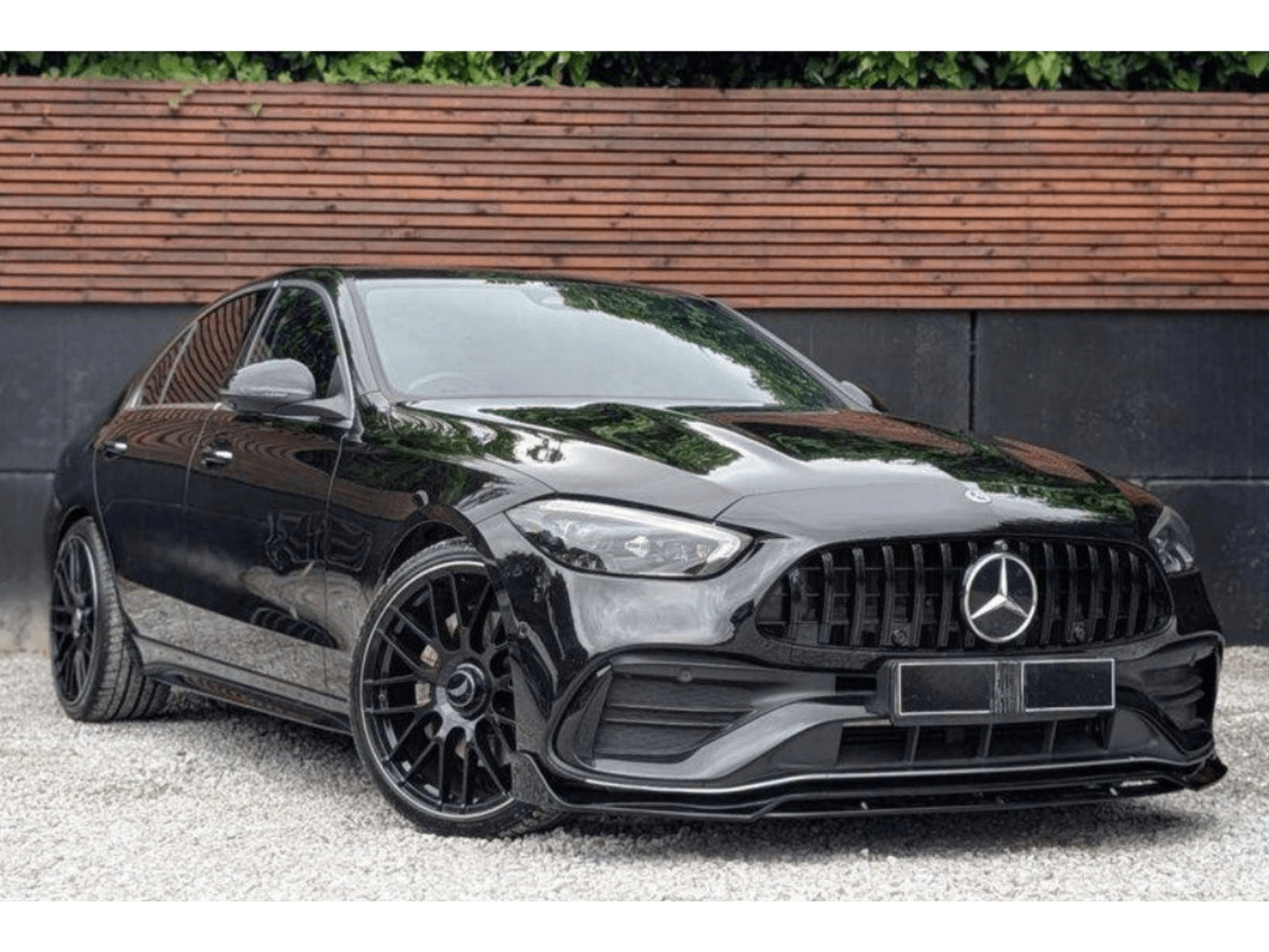 MERCEDES C CLASS W206 FRONT LIP 2022+ BRABUS STYLE GLOSS BLACK - Mod My Car UK