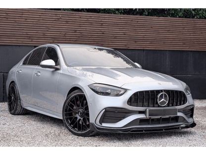 MERCEDES C CLASS W206 FRONT LIP 2022+ BRABUS STYLE GLOSS BLACK - Mod My Car UK