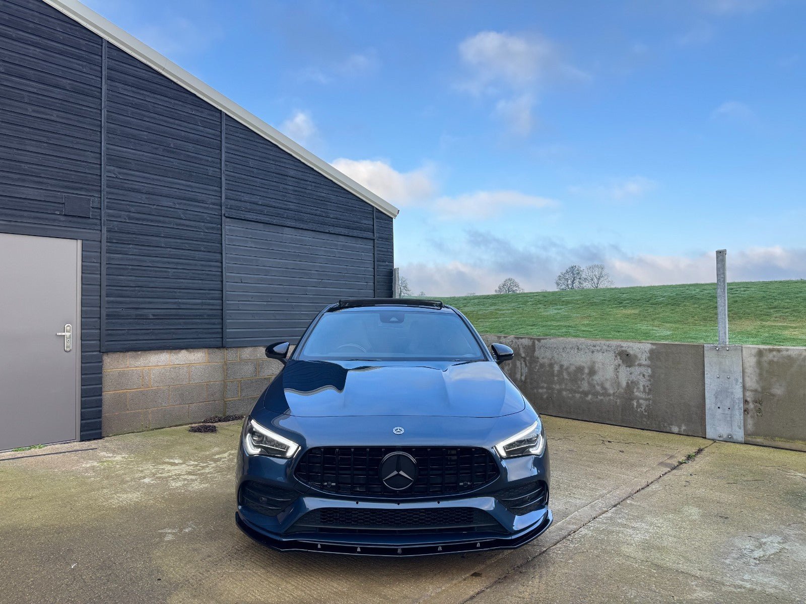 MERCEDES CLA A CLASS FRONT SPLITTER W118 W177 GLOSS BLACK 2018+ - Mod My Car UK