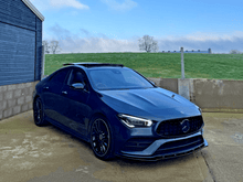 MERCEDES CLA A CLASS FRONT SPLITTER W118 W177 GLOSS BLACK 2018+ - Mod My Car UK