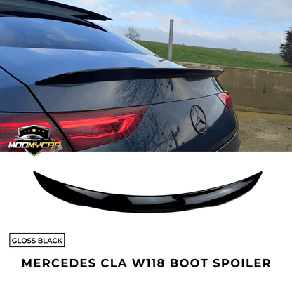 MERCEDES CLA W118 BOOT SPOILER 2019 - 25 AMG GLOSS BLACK - Mod My Car UK