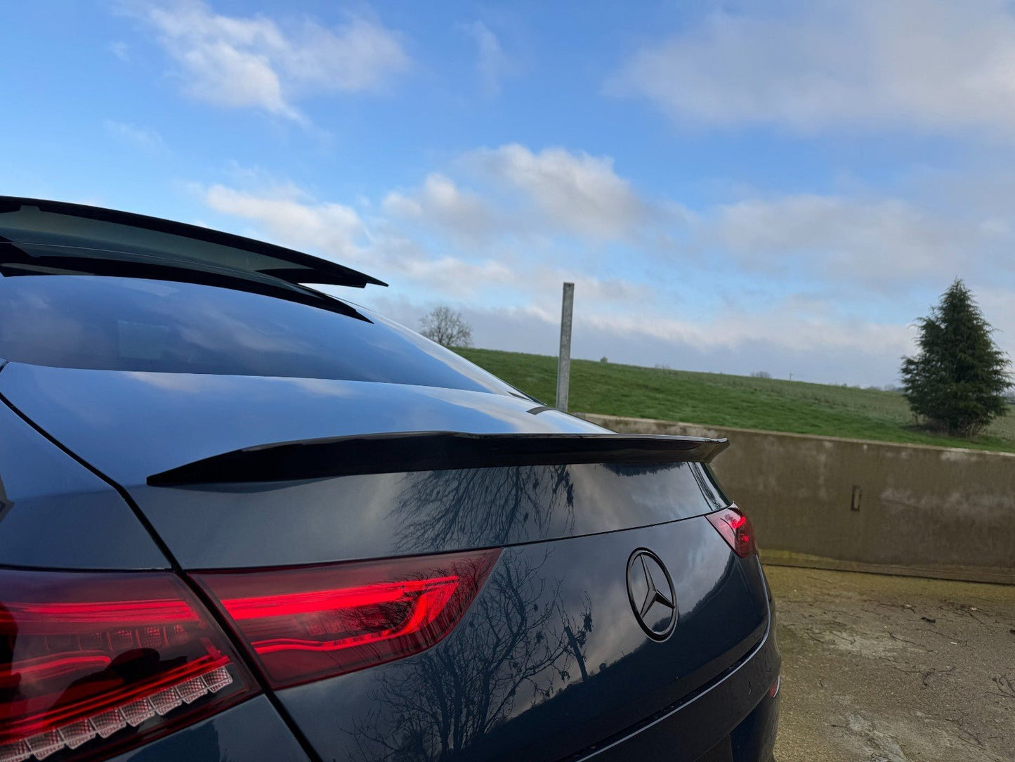MERCEDES CLA W118 BOOT SPOILER 2019 - 25 AMG GLOSS BLACK - Mod My Car UK
