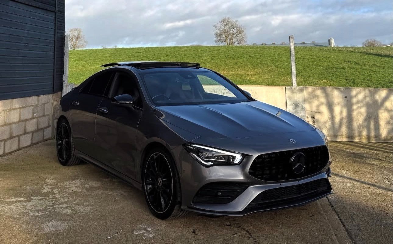 MERCEDES CLA W118 GT GRILL 2019+ GT STYLE PRE - FACELIFT GLOSS BLACK - Mod My Car UK