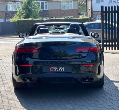 MERCEDES E CLASS E53 REAR DIFFUSER C238 A238 AMG LINE CONVERTIBLE QUAD PIPES 17+ - Mod My Car UK
