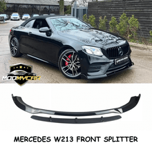 MERCEDES E CLASS W213 SPLITTER BRABUS AMG GLOSS BLACK 2016 - 2020 - Mod My Car UK