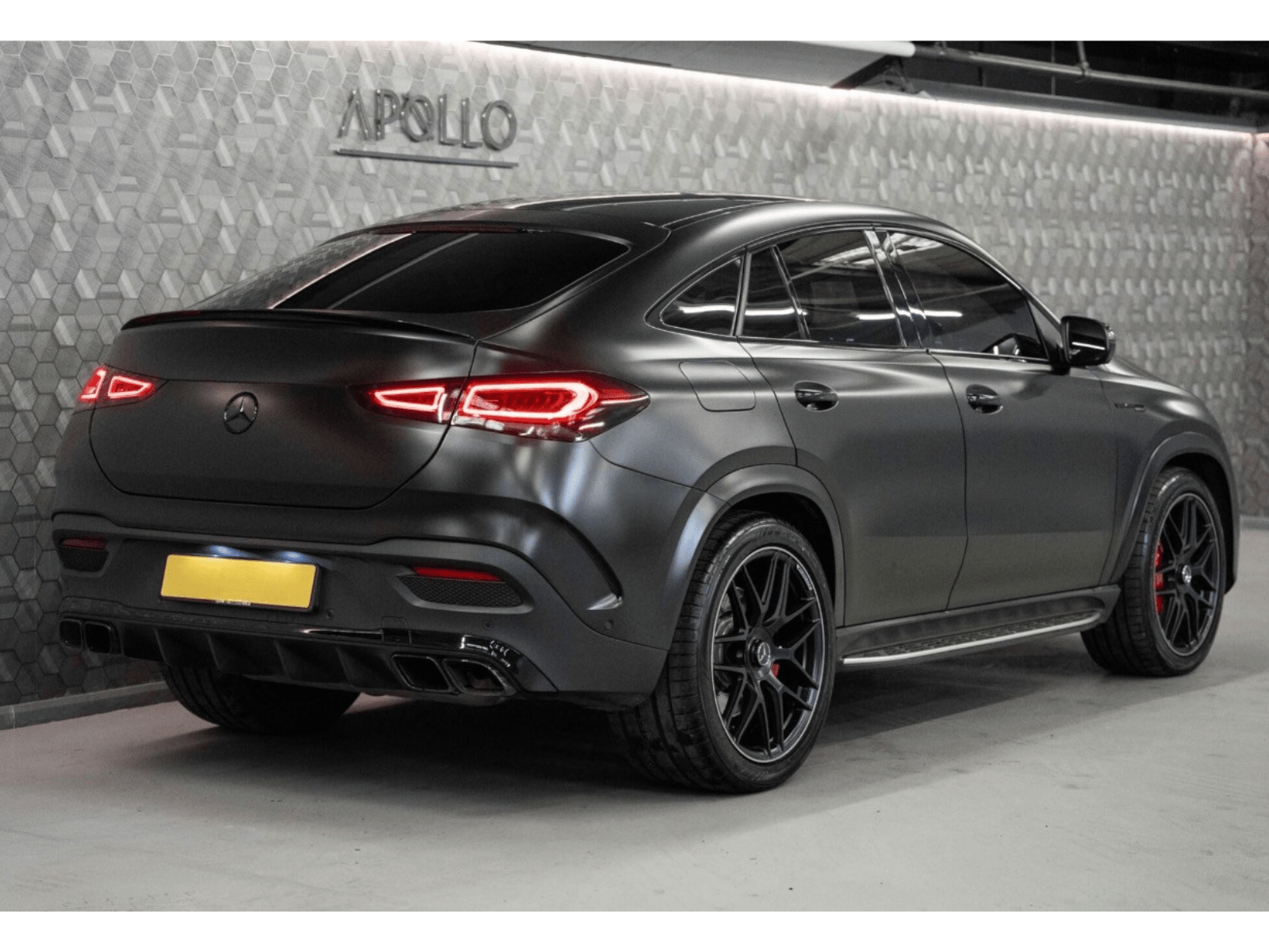 MERCEDES GLE COUPE REAR DIFFUSER C167 AMG STYLE GLE63 TAIL PIPES GLOSS BLCK 19+ - Mod My Car UK