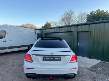 MERCEDES W213 BOOT SPOILER E63s SALOON AMG STYLE GLOSS BLACK 16 - 20 - Mod My Car UK