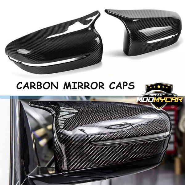 BMW REAL CARBON WING MIRROR COVER G20 G21 G30 G31 REPLACEMENT M STYLE RHD