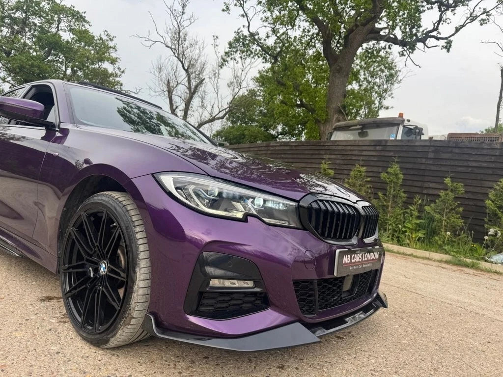 BMW 3 SERIES G20 G21 KIDNEY GRILLE DUAL SLAT M LOOK GLOSS BLACK 2019-2022