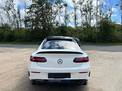MERCEDES E CLASS COUPE REAR DIFFUSER E63 C238 AMG W/ BLACK TIPS FITS 2017-22